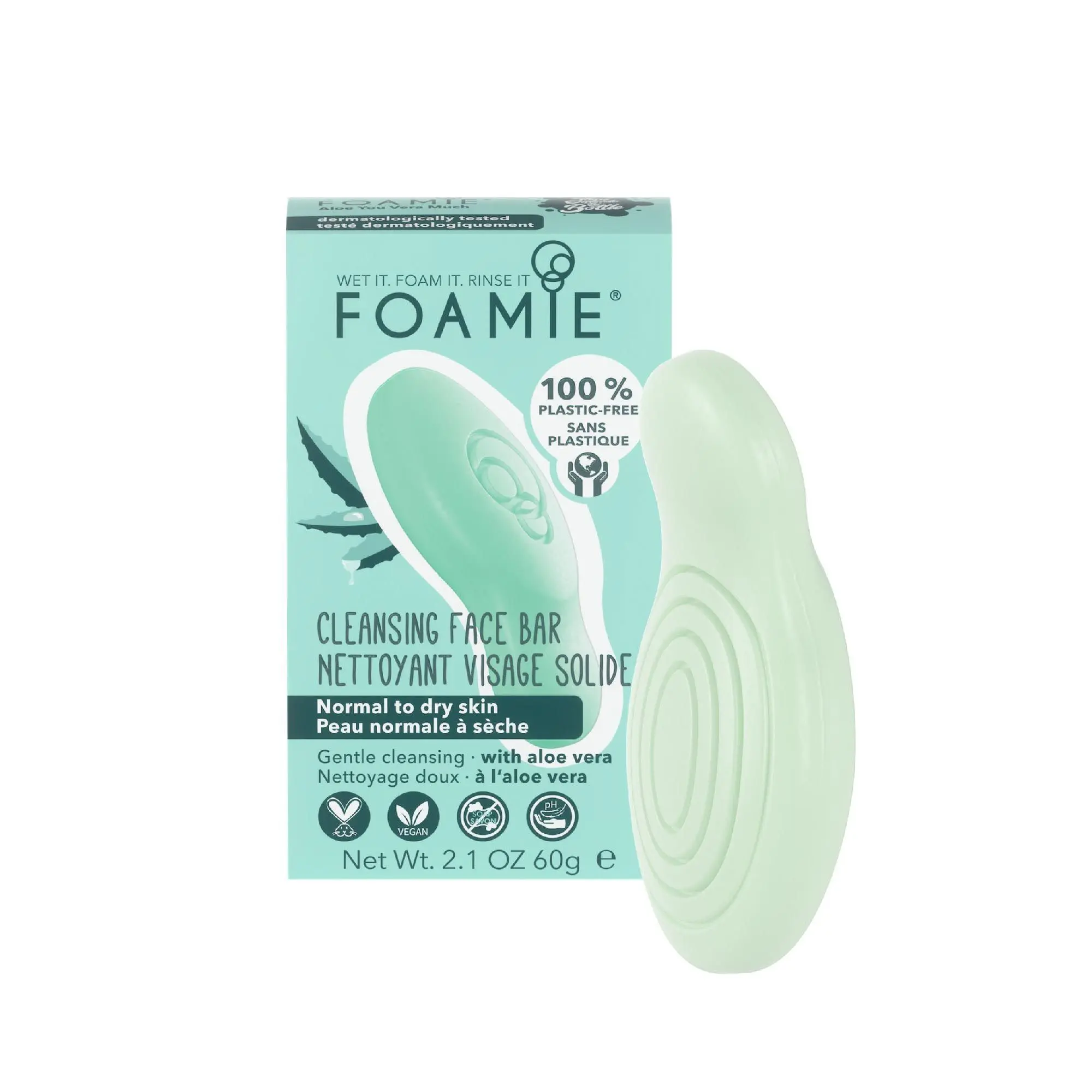 Foamie - ALOE YOU VERA MUCH Nettoyant visage solide- Visage