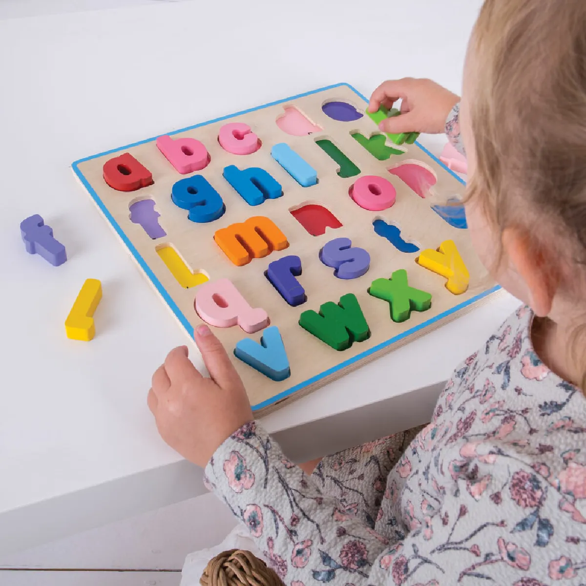 Bigjigs Toys Puzzle ABC minuscule en bois