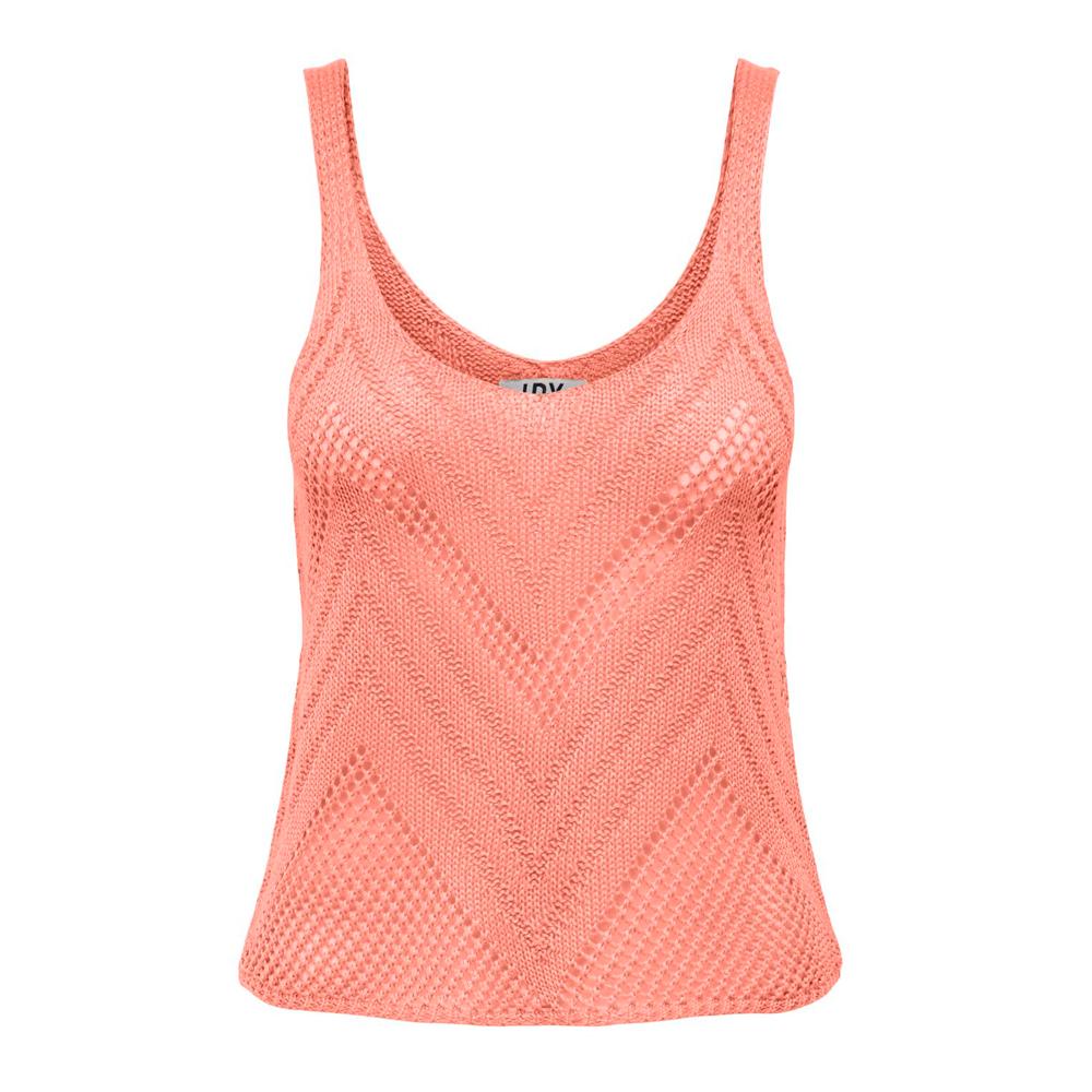 JDY Top Crochet Rose Corail Femme Jdy 15226348
