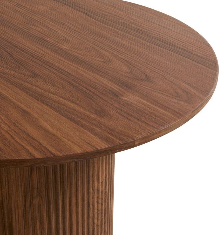 GM - Bijzettafel Nora - Walnoot - Ø40cm - MDF