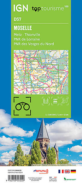 IGN - MOSELLE D57 TOP TOURISME 100 IGN