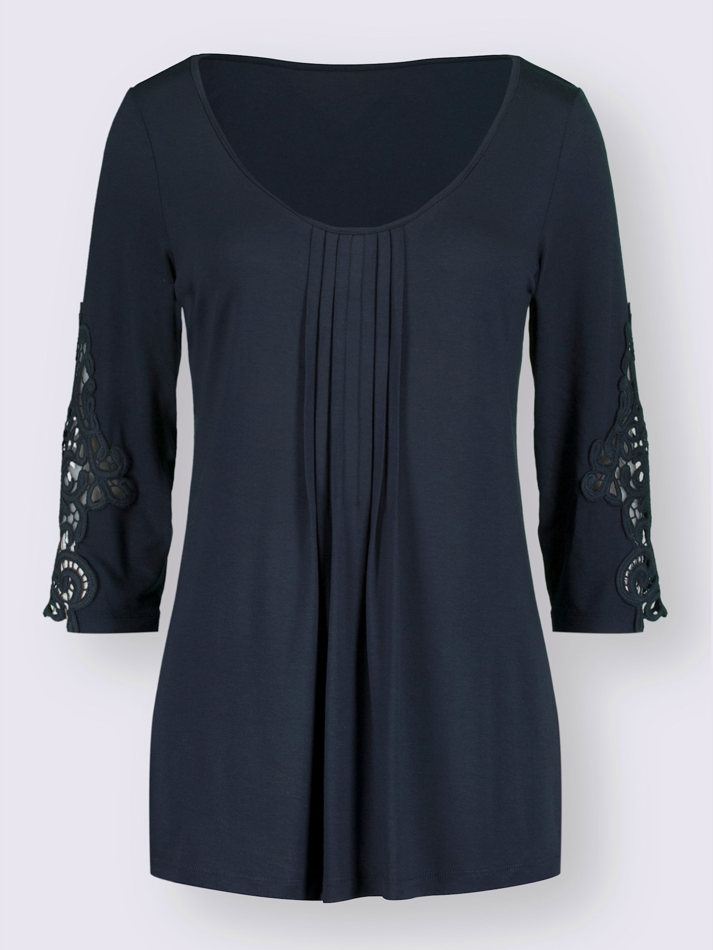 T-shirt en dentelle viscose