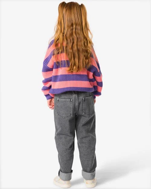jean enfant momfit gris