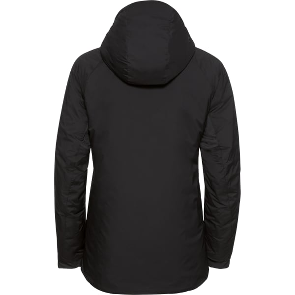 Doudoune randonnée ODLO JKT INSULATED ASCENT S-THERMIC HOODED BLACK
