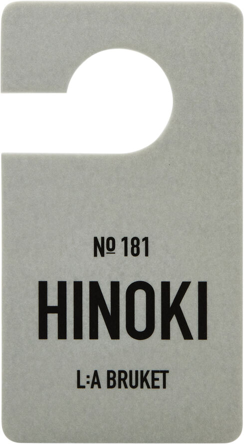 L:a Bruket Fragrance Tag Hinoki
