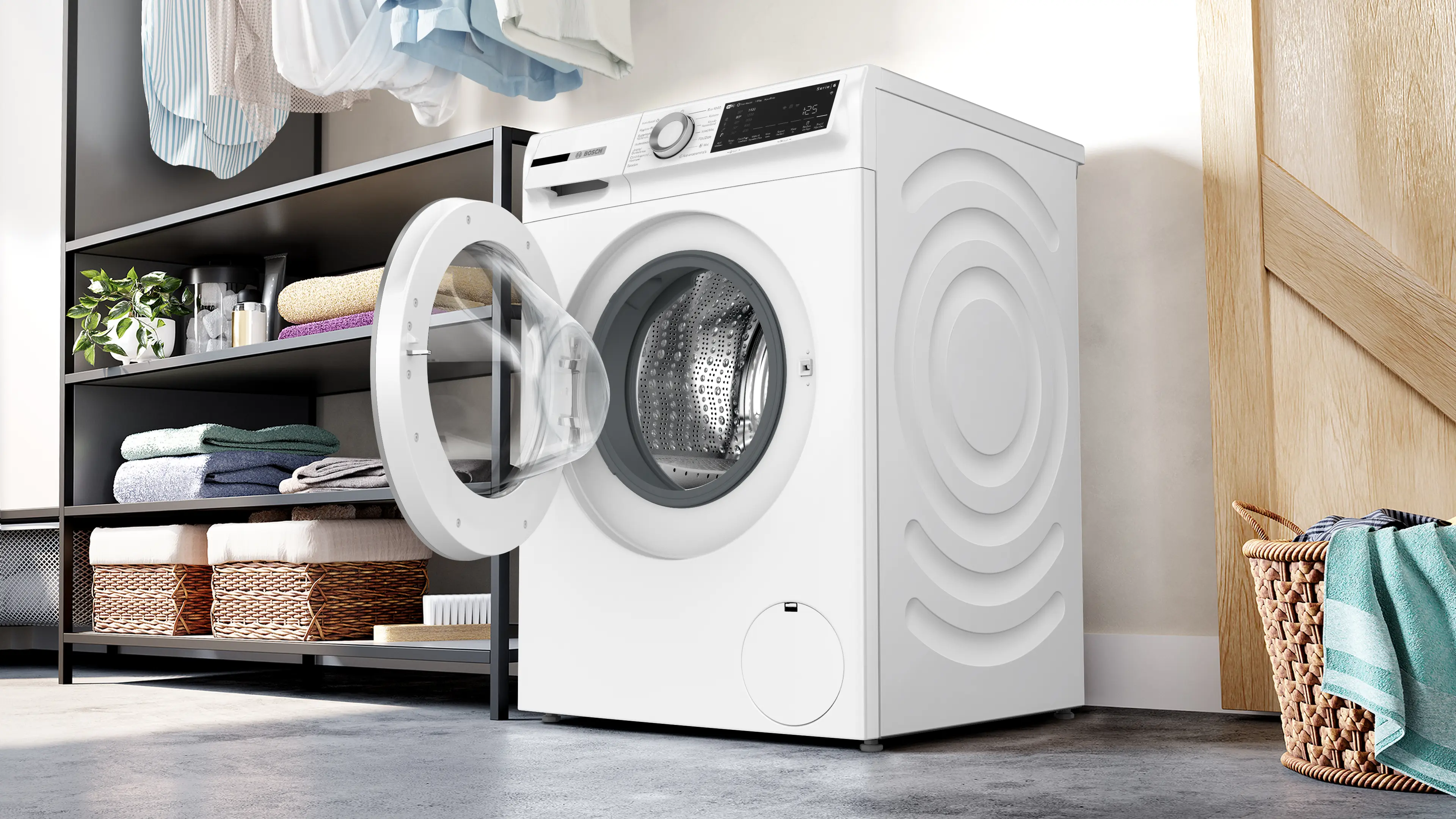 Serie 6 Wasmachine, voorlader 8 kg max. 1400 rpm