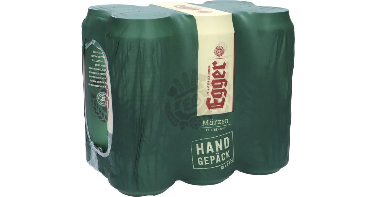 Egger Märzen Tray 6x 0,5 Liter Dose (Einweg)