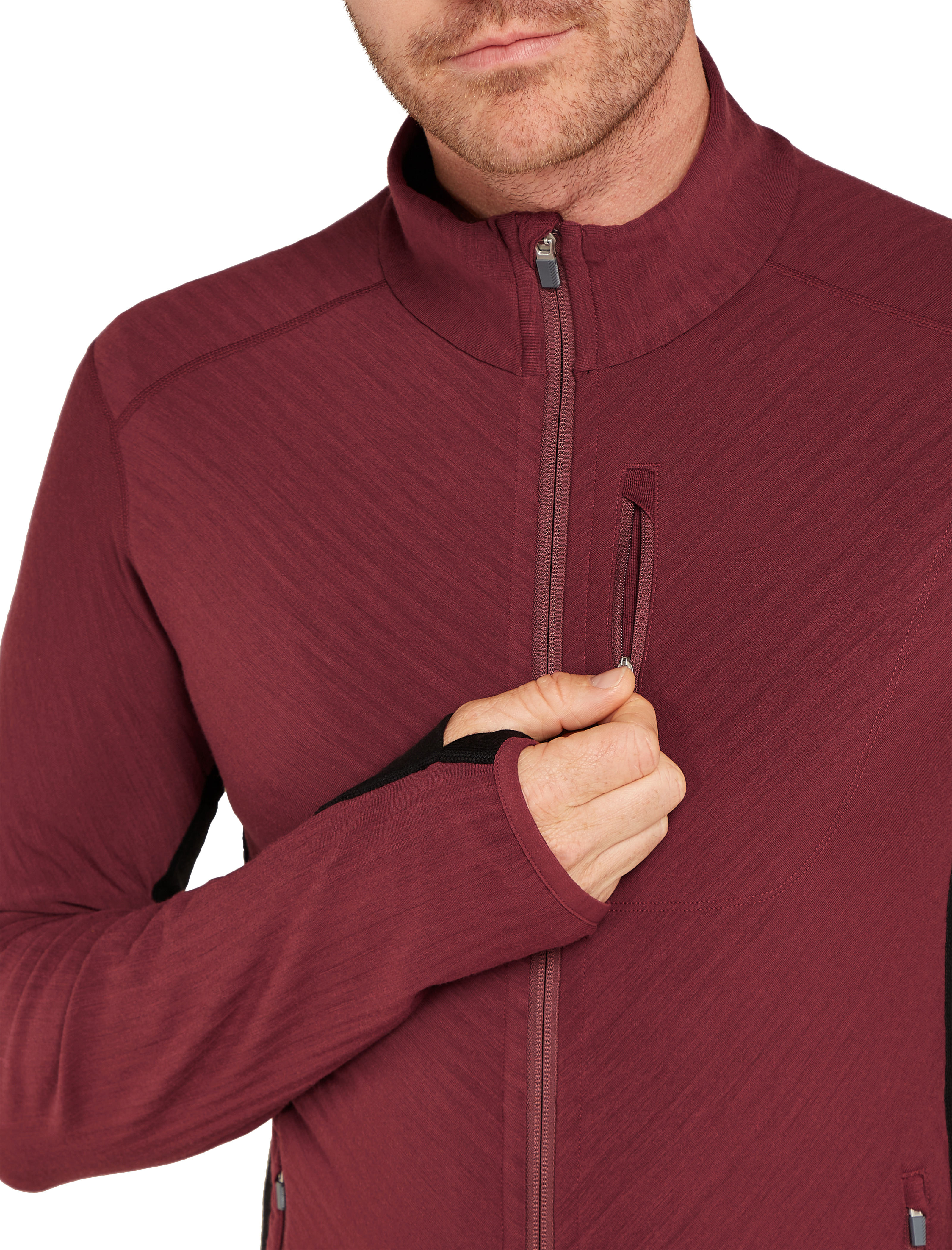 M Descender LS Zip