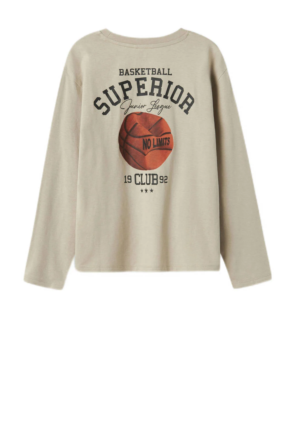 NAME IT KIDS longsleeve lichtgrijs