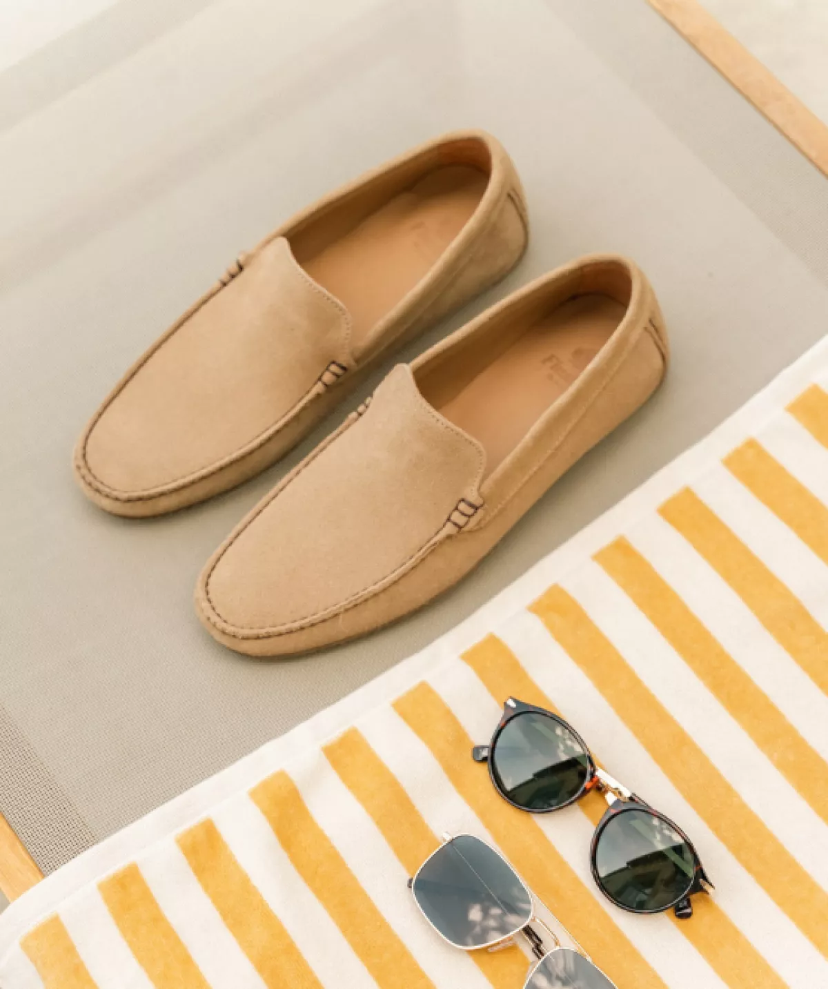 Mocassin DANDY Veau Velours Sable