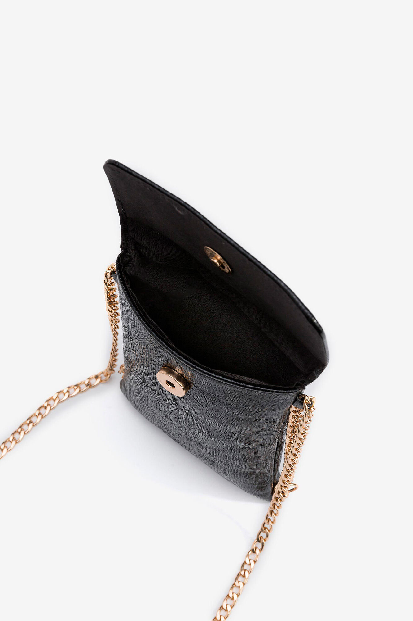Bolsa para celular com glitter