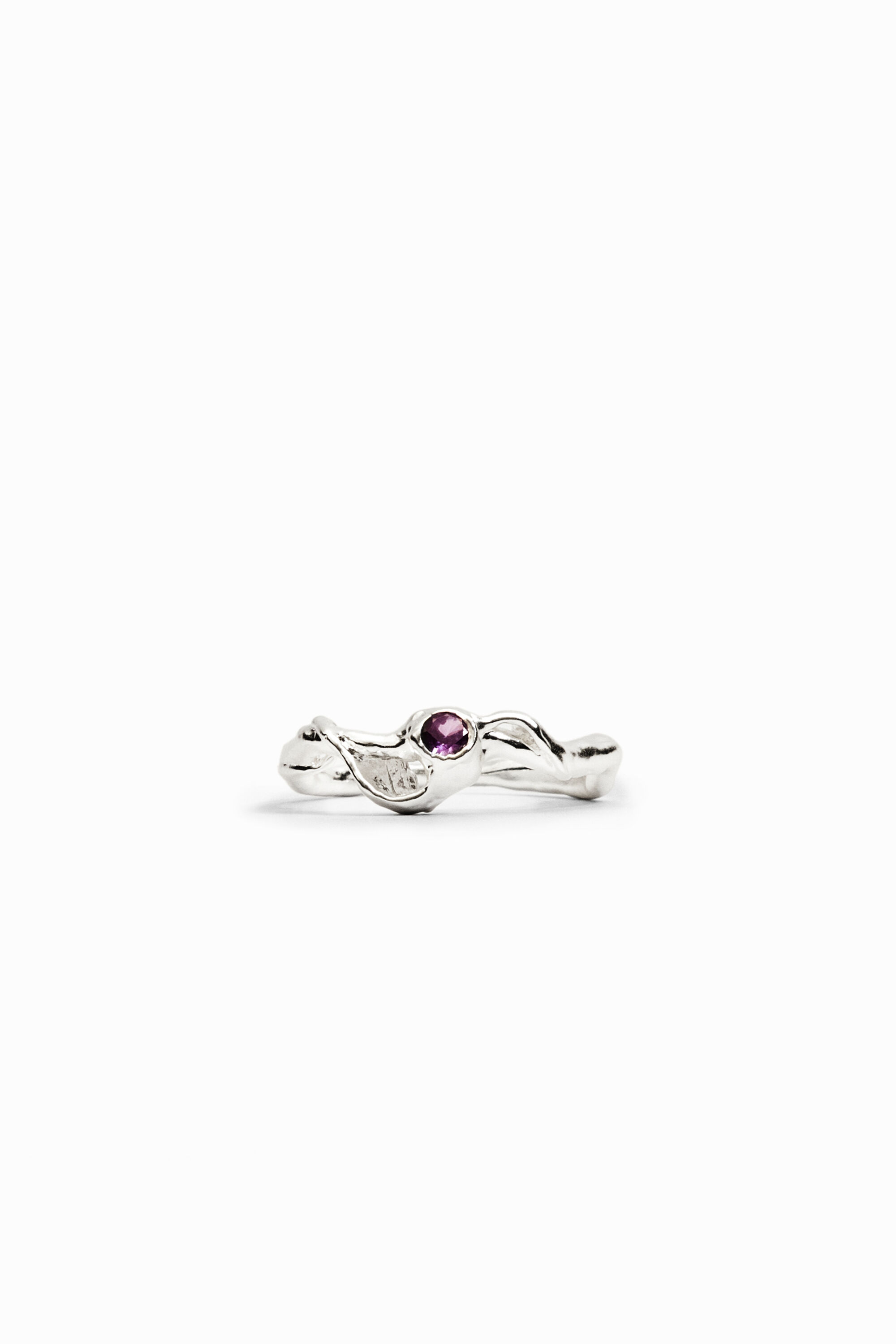 Bague zirconite plaquée argent Zalio