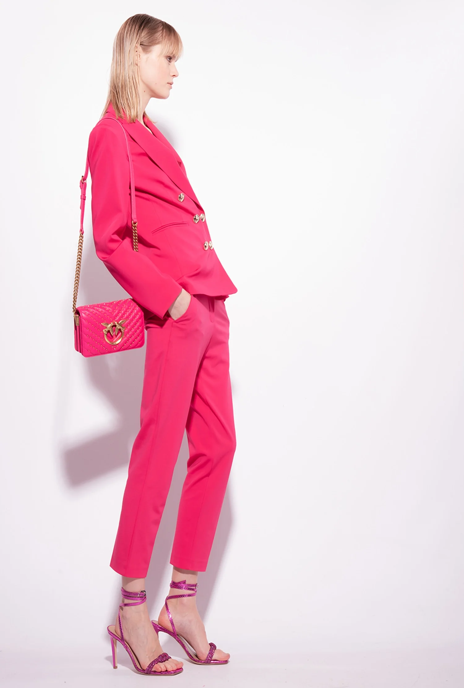 Pantalon cigarette | Violet