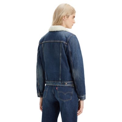 Veste en jean femme Original Sherpa Trucker LEVIS