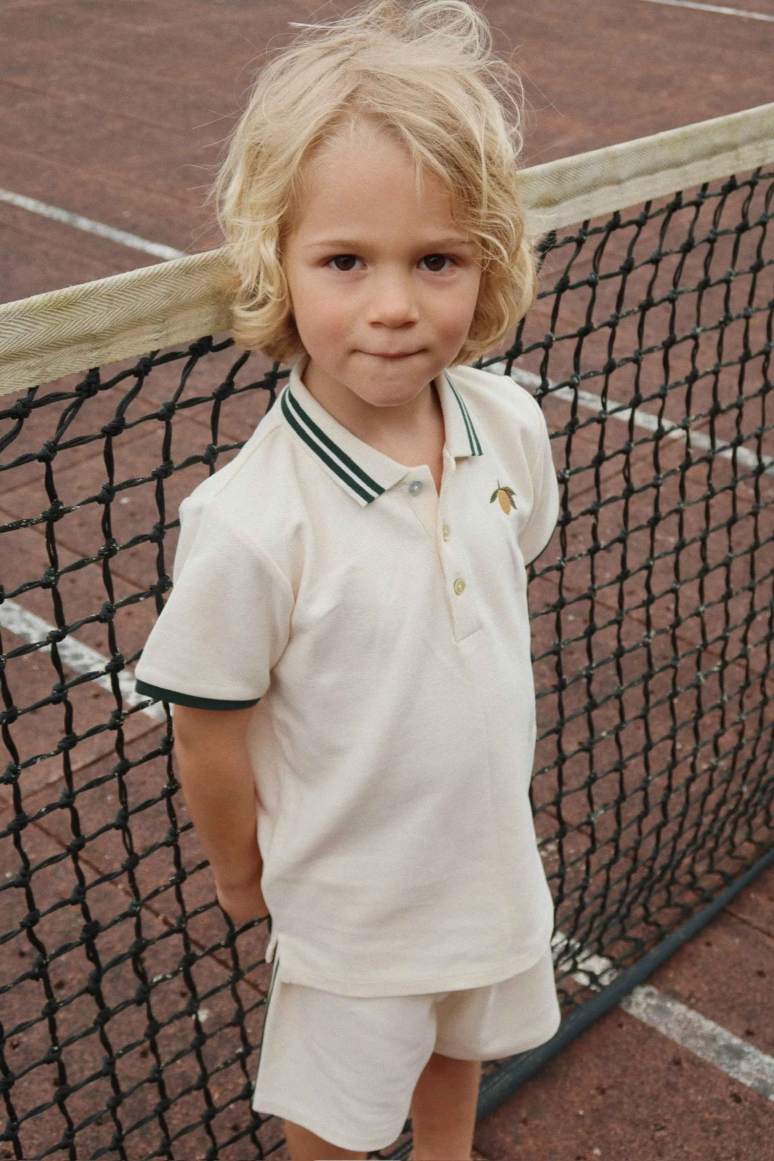 Florian polo - antique white - 12M