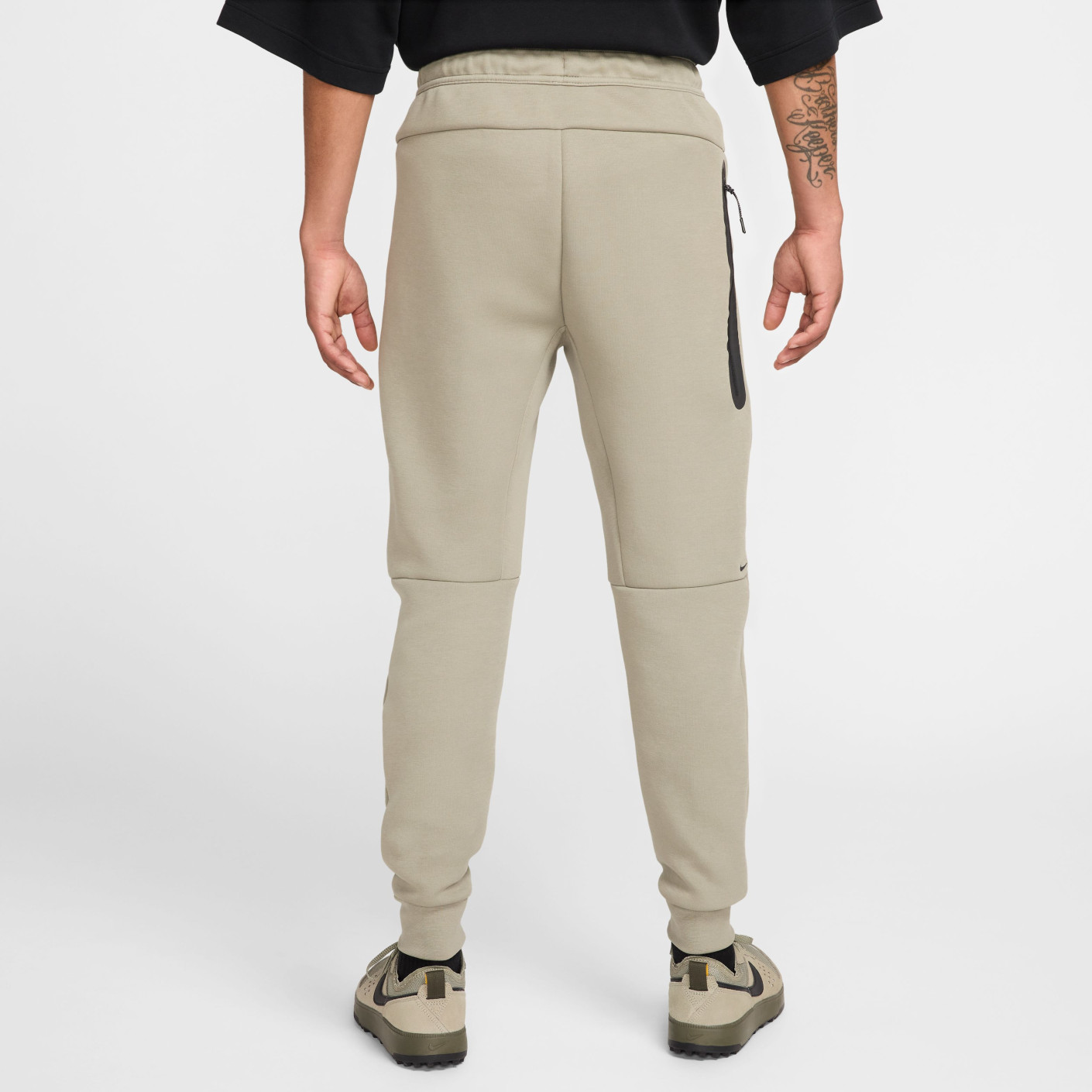 Nike Tech Fleece Sportswear Joggingbroek Grijsgroen Zwart
