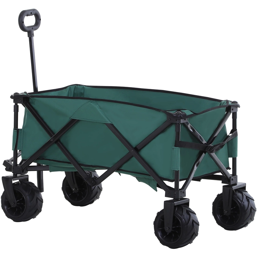 Outsunny Gerätewagen Geräumiges Design, das bis zu 70 kg tragen kann grün