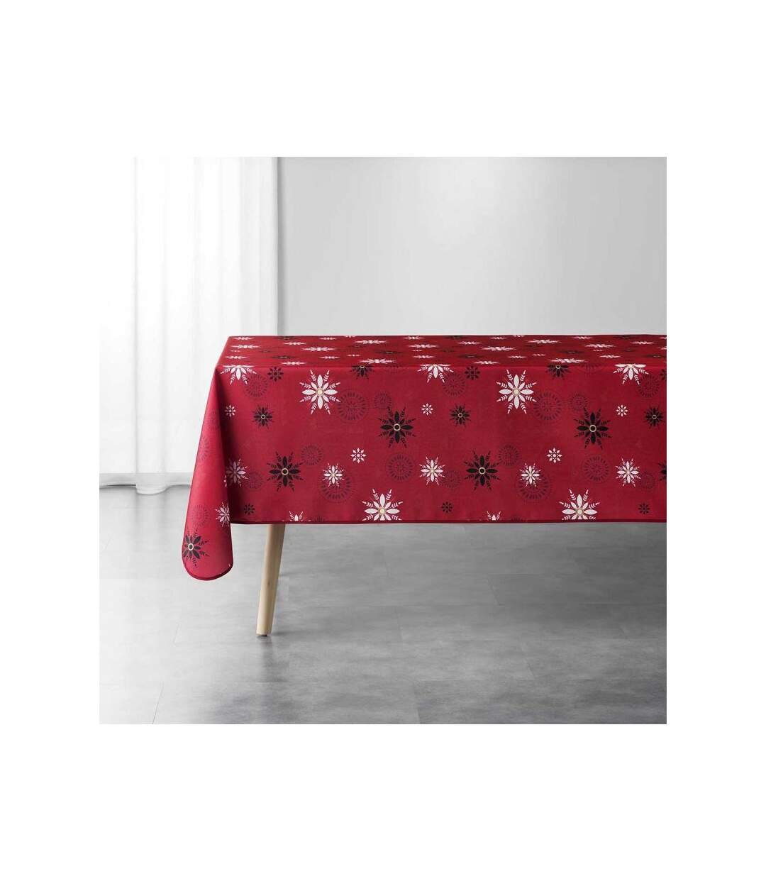 Nappe Imprimée Enchante 150x300cm Rouge