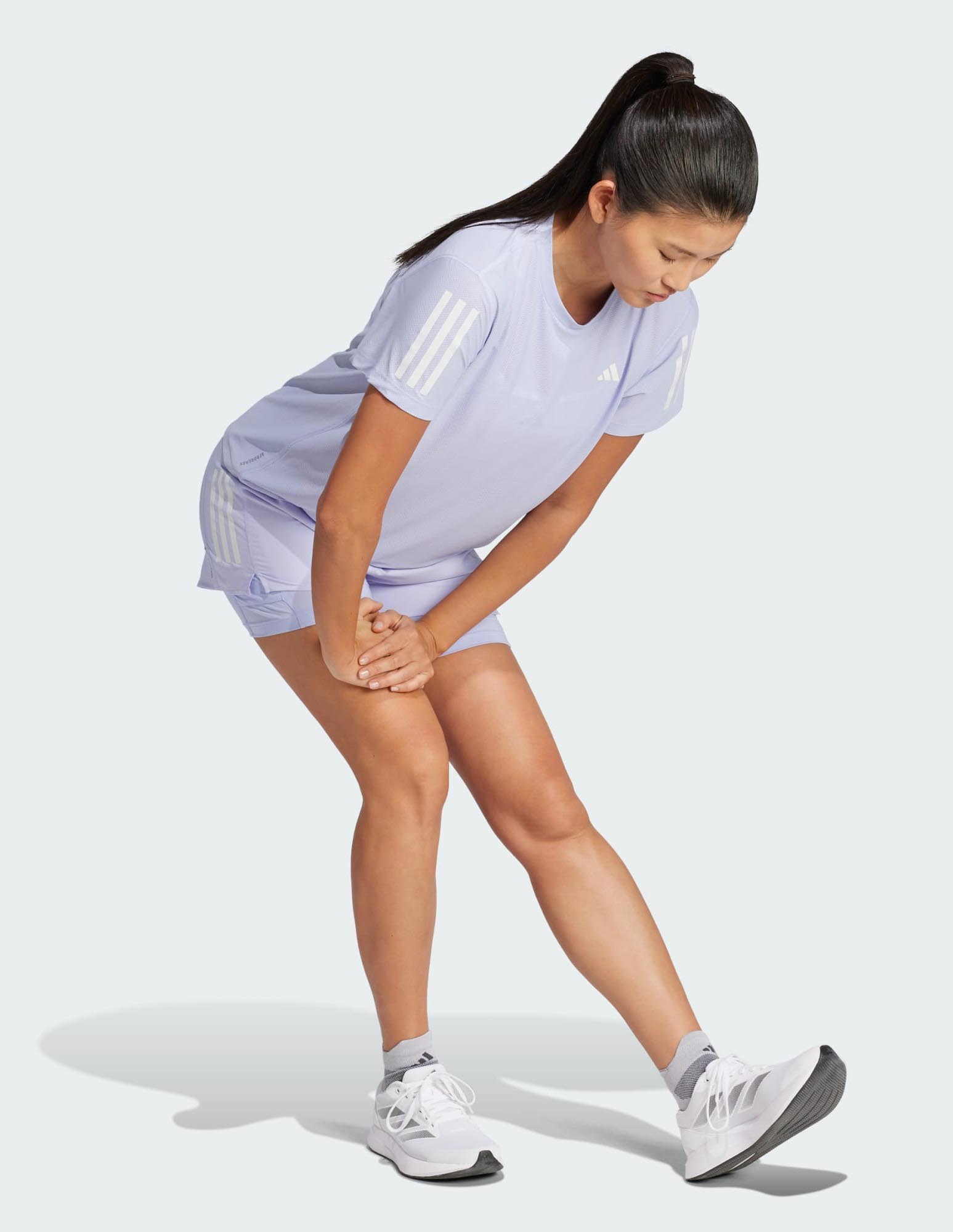Own the Run Tee Dame Violet Tone