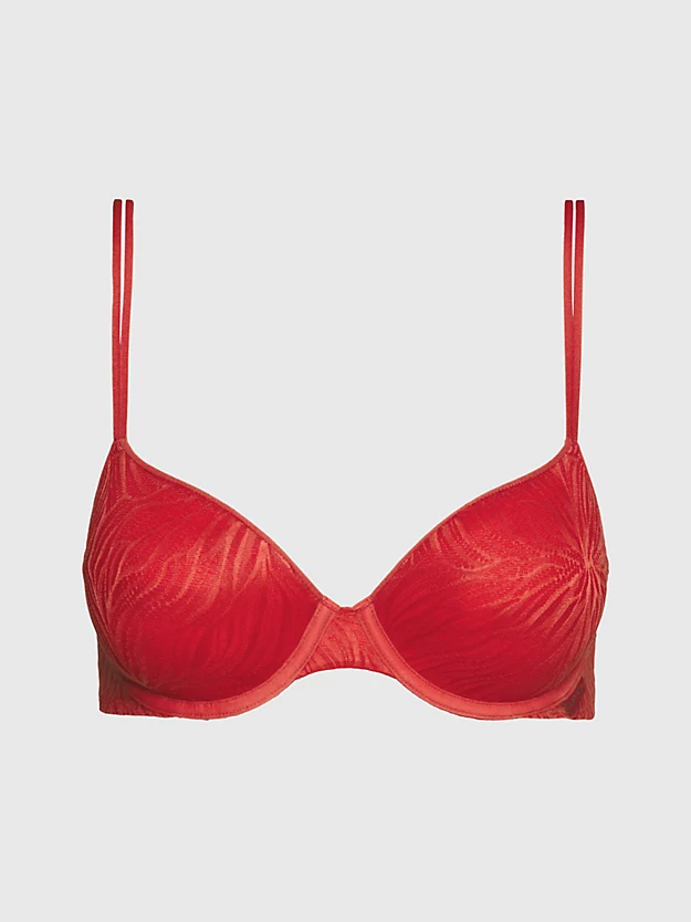 Sutiã camiseta Demi - Marquisette transparente