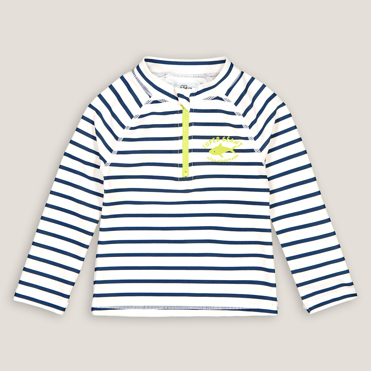 COLEÇÕES LA REDOUTE<br>Camiseta listrada com proteção UV