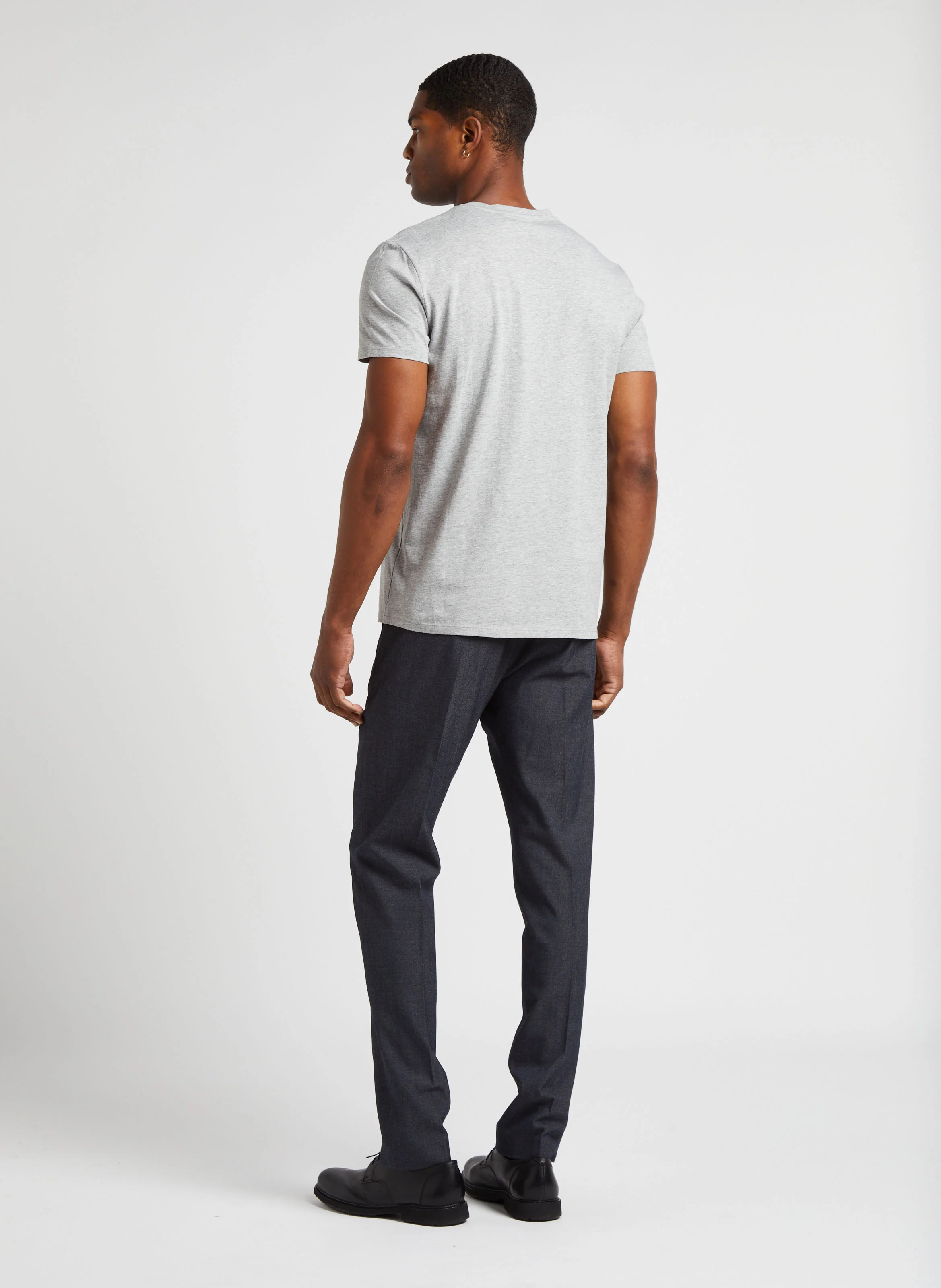 Pantalon slim style costume| Bleu