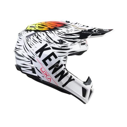 Casque cross Kenny PERFORMANCE - GRAPHIC 2024 - Blanc / Noir
