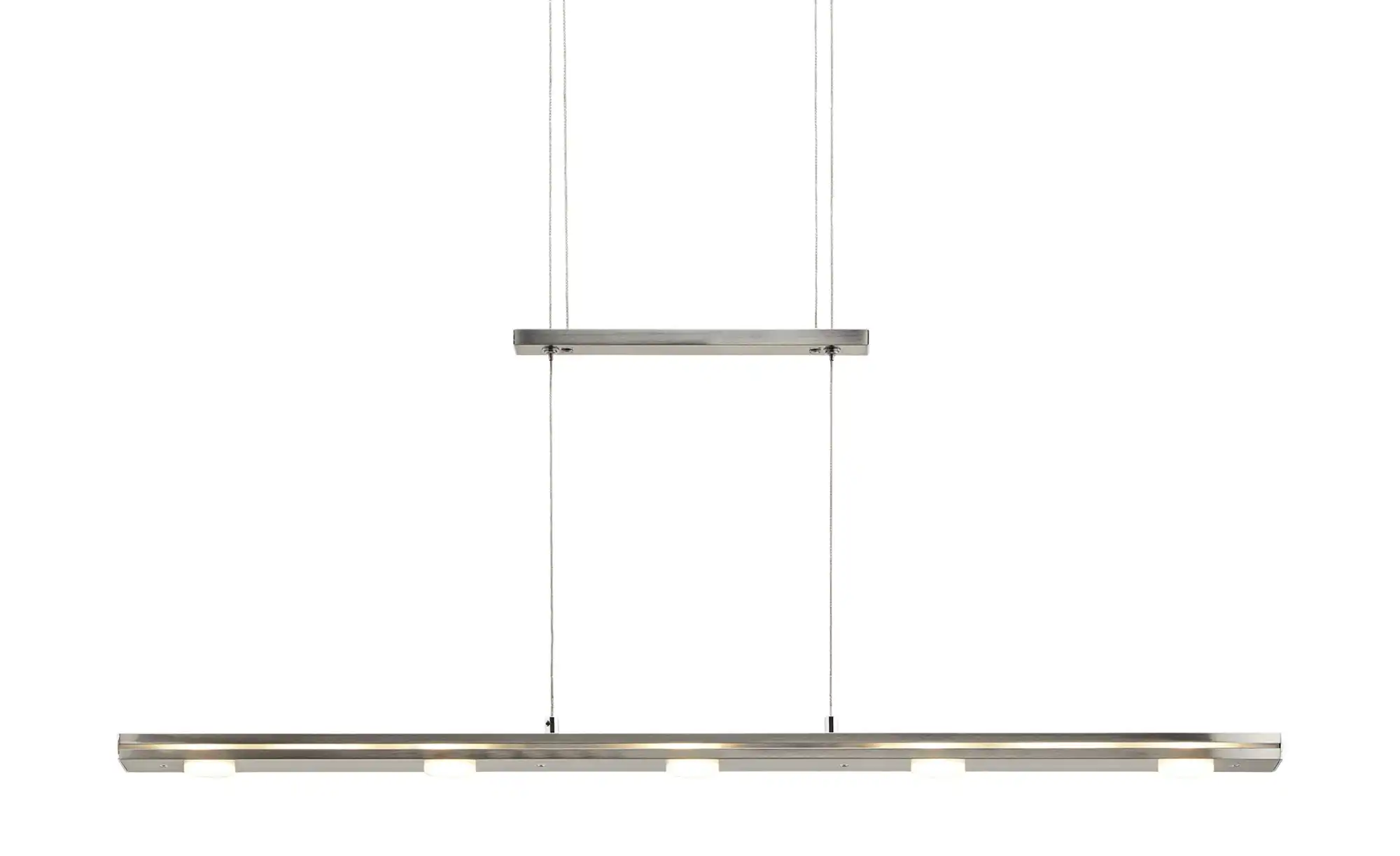Trio LED-Pendelleuchte, nickel matt mit Dimmer