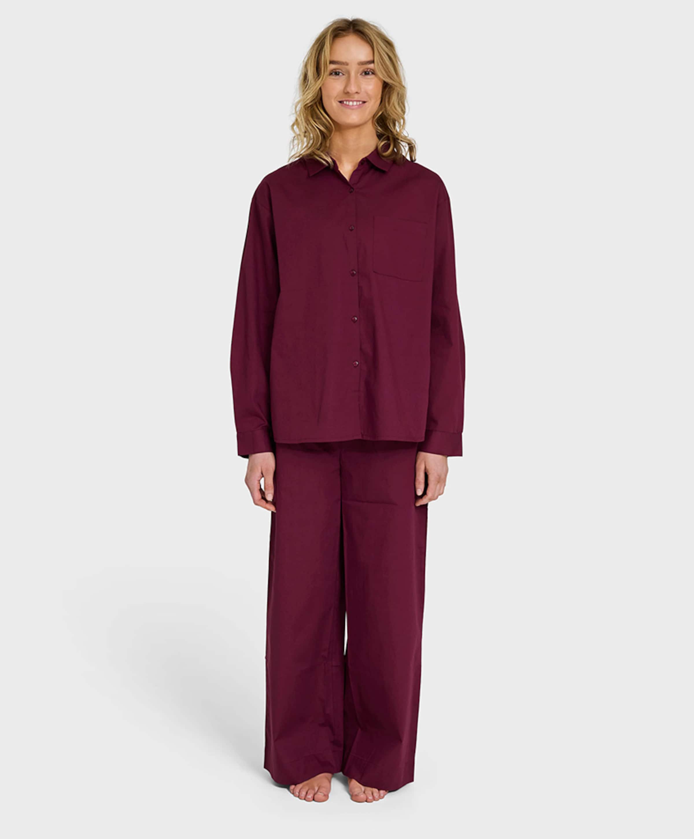 Bongusta Sahej dames broek bordeaux