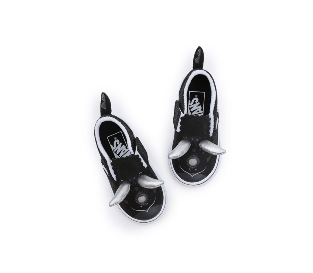 Vans TD Triceratops Slip-On Dino Black 4 US