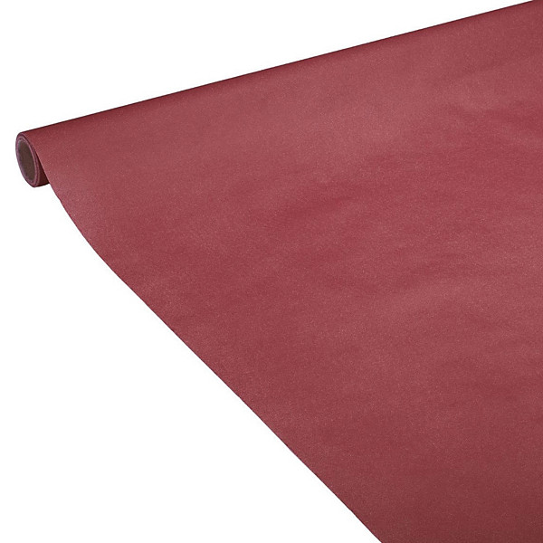 Nappe en airlaid, coloris bordeaux, le rouleau de 1,20 x 15 m