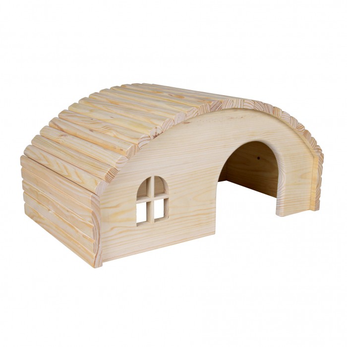 Maison Hobbit en bois