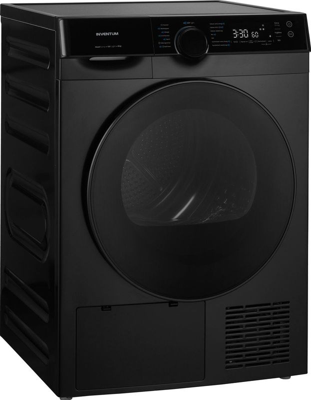 Inventum - VDW8030B - Warmtepompdroger - Zwart - 8kg - 14 Programma's
