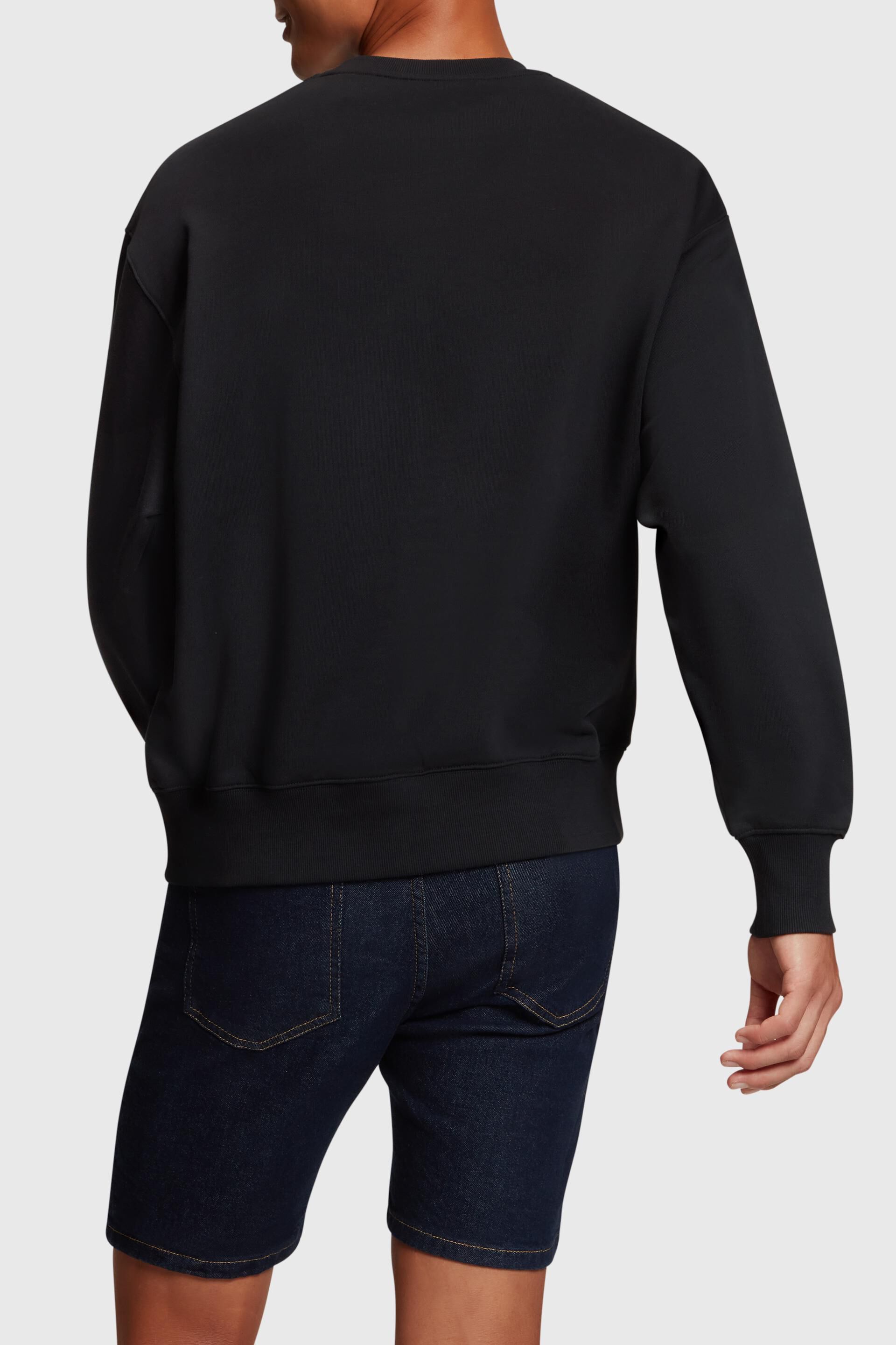 Sweat-shirt à logo appliqué rehaussé de rivets