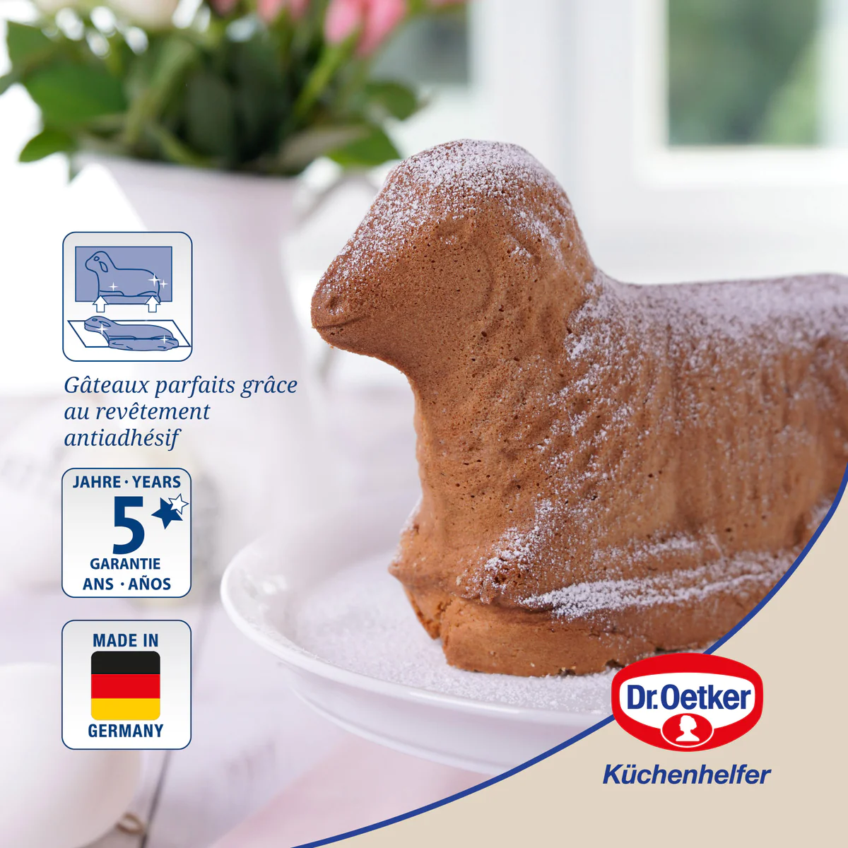 Moule à gâteaux agneau pascal Dr Oetker Dr. Oetker