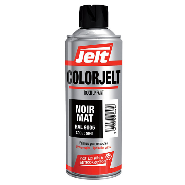 Peinture mate Colorjelt noir Jelt 520 ml