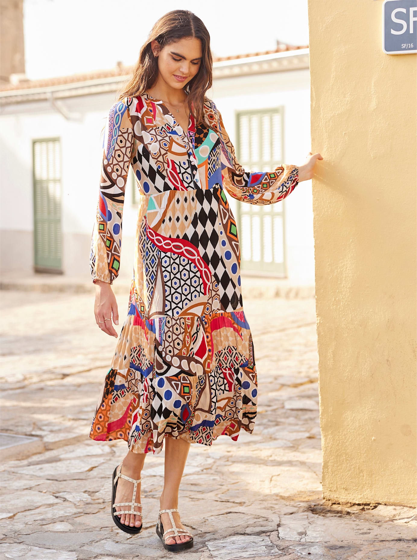 heine Druckkleid »Druck-Kleid«