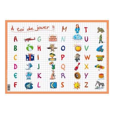 Aris Editions - Sous main éducatif effaçable 