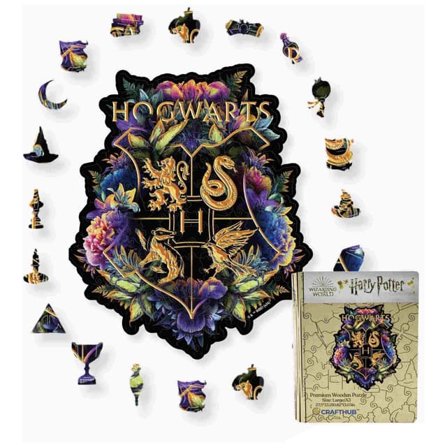 Crafthub Harry Potter puslespil (Hogwarts-våbenskjold