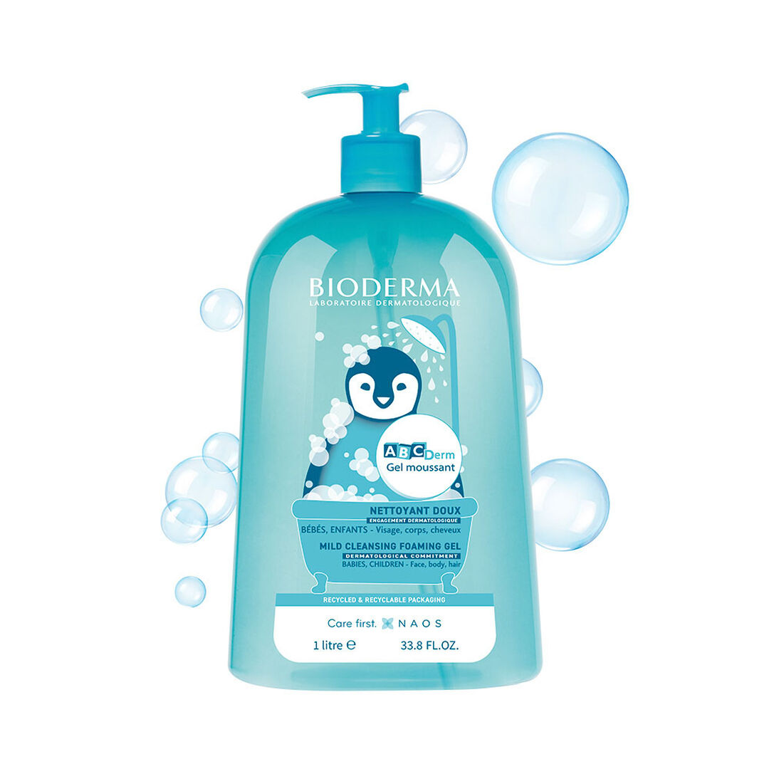 BIODERMA  ABCDerm Gel Moussant - 1000ml