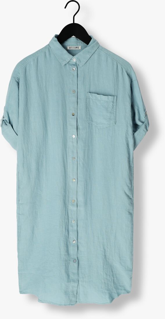 blauwe bellamy midi jurk fay