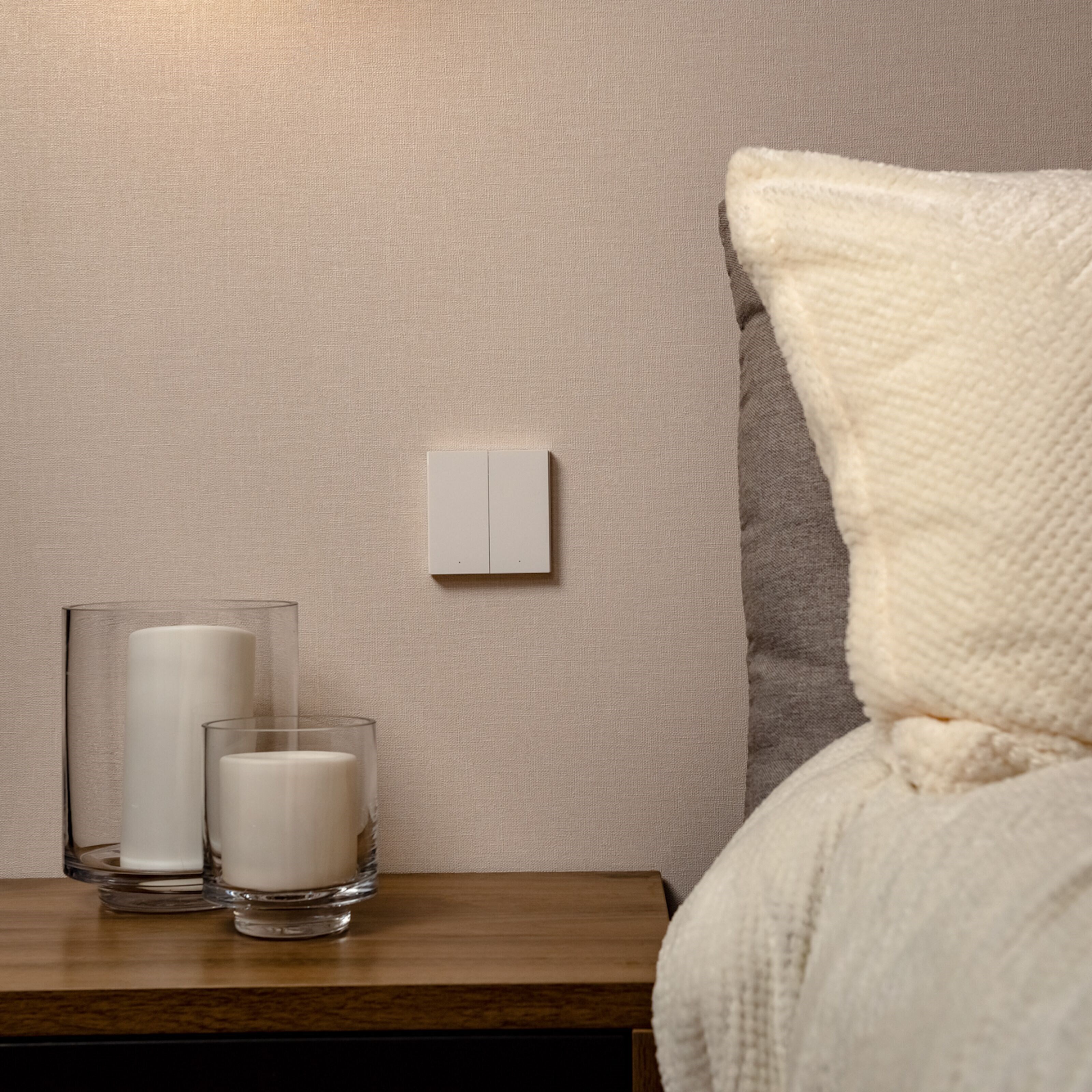Aqara Smart Wall Switch H1 Dobbel uten nøytralleder