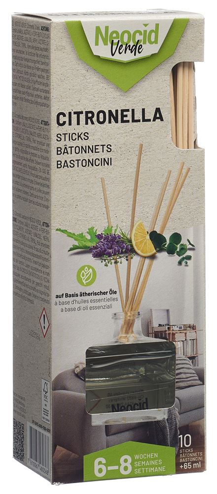 Neocid Citronella mit 10 Sticks Fl 65 ml