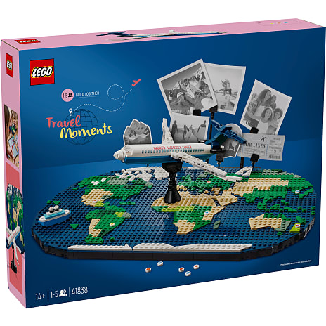 LEGO Rejseminder sæt med verdenskort 41838