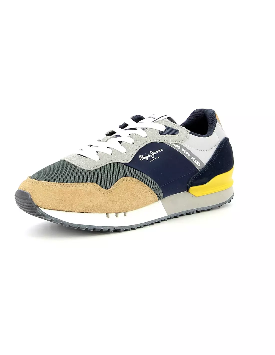 PEPE JEANS London - Baskets Kaki