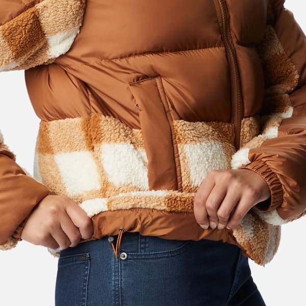 Veste COLUMBIA LEADBETTER POINT SHERPA W CAMEL BROWN/CAMEL BROWN CHECK