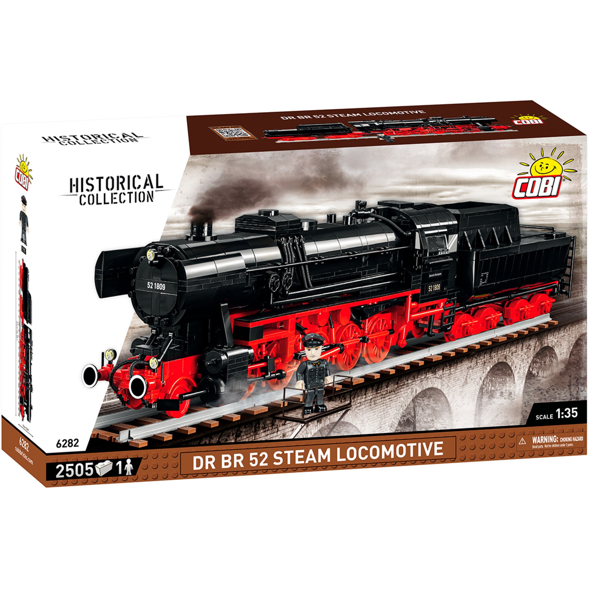 COBI Konstruktionsspielzeug DR BR Class 52 Steam Locomotive
