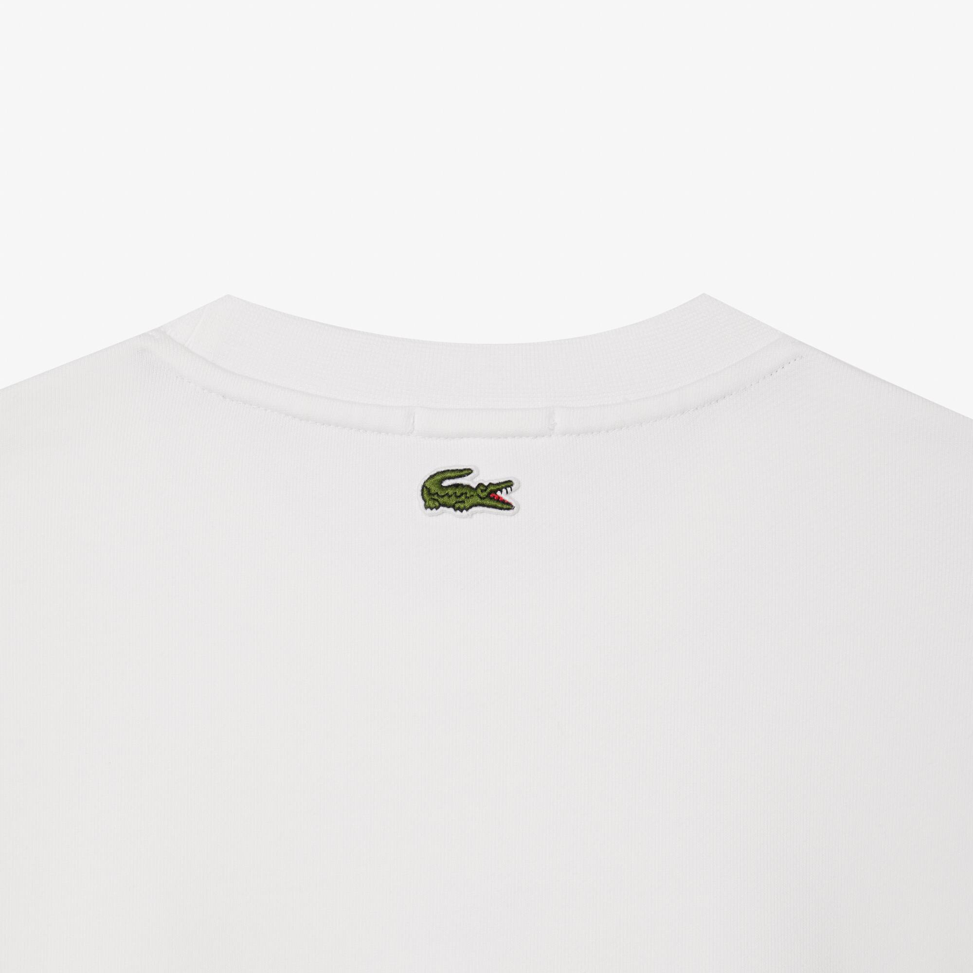 Jogger-Sweatshirt mit Signatur-Aufdruck Sweatshirts - Weiss - Lacoste - Unisex