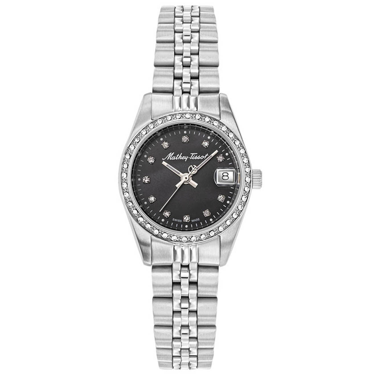 Mathey-Tissot Montre Femme Quartz en Acier Mathy IV argentée
