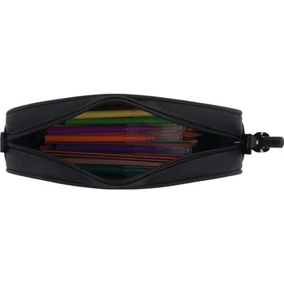 Trousse rectangulaire Kaporal Boy - 1 compartiment - noir et motif camouflage - Oberthur